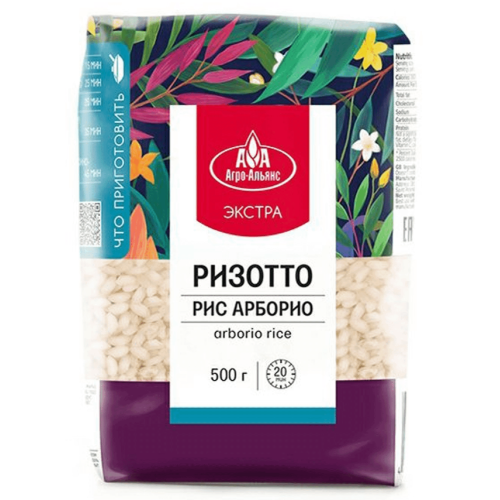 Агроальянс Экстра Рис Ризотто (Арборио) 500г.