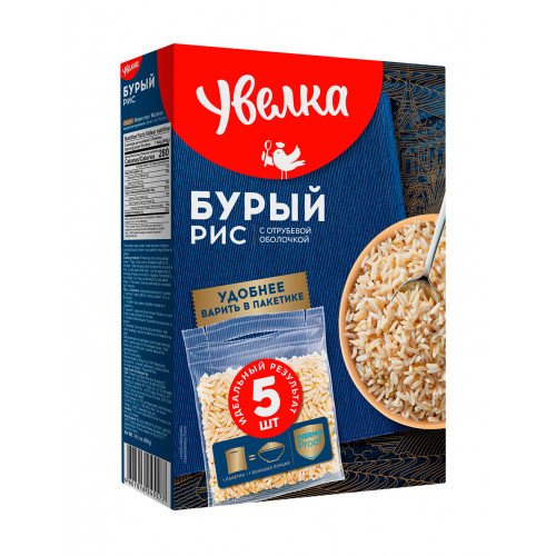 Рис Бурый  5*80 , 400гр 