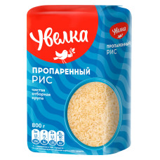 Увелка Крупа Рис длиннозерн. пропарен. 800г