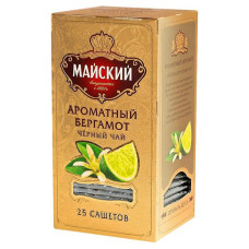 Чай Майский Ароматный Бергамот черный, 2г*25пак.