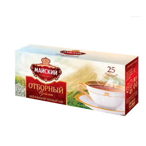 Чай Майский Отборный черный, 2г*25пак.