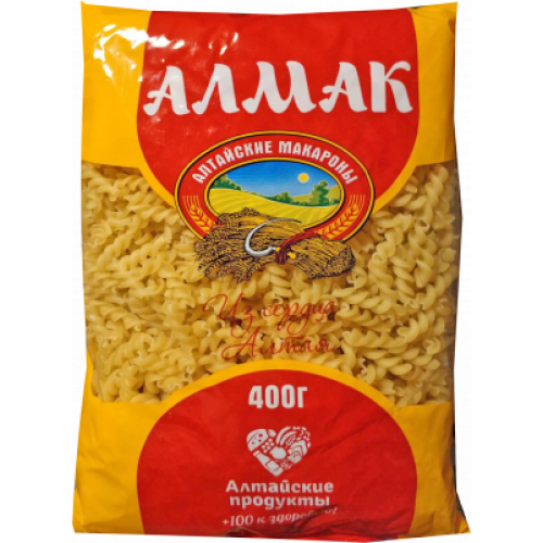 "Алмак "  рожки витые   400г