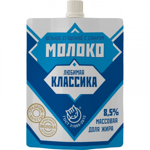 Молоко сгущенное  "Любимая классика"  270г