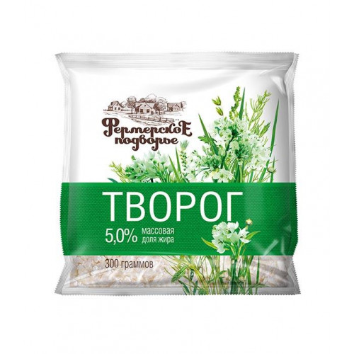 Творог "Фермерское подворье" 5%          300г