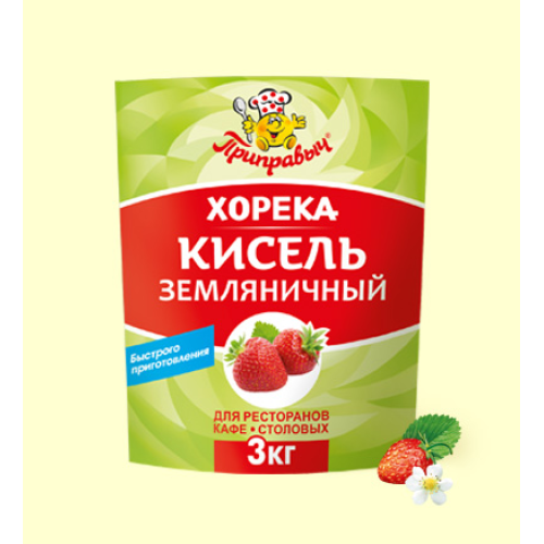 Кисель Земляничный 3кг