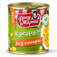 "Фрау Марта" Кукуруза сахарная без сахара 310г