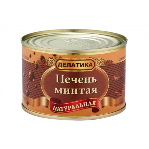 Печень минтая натуральная Делатика 230г.